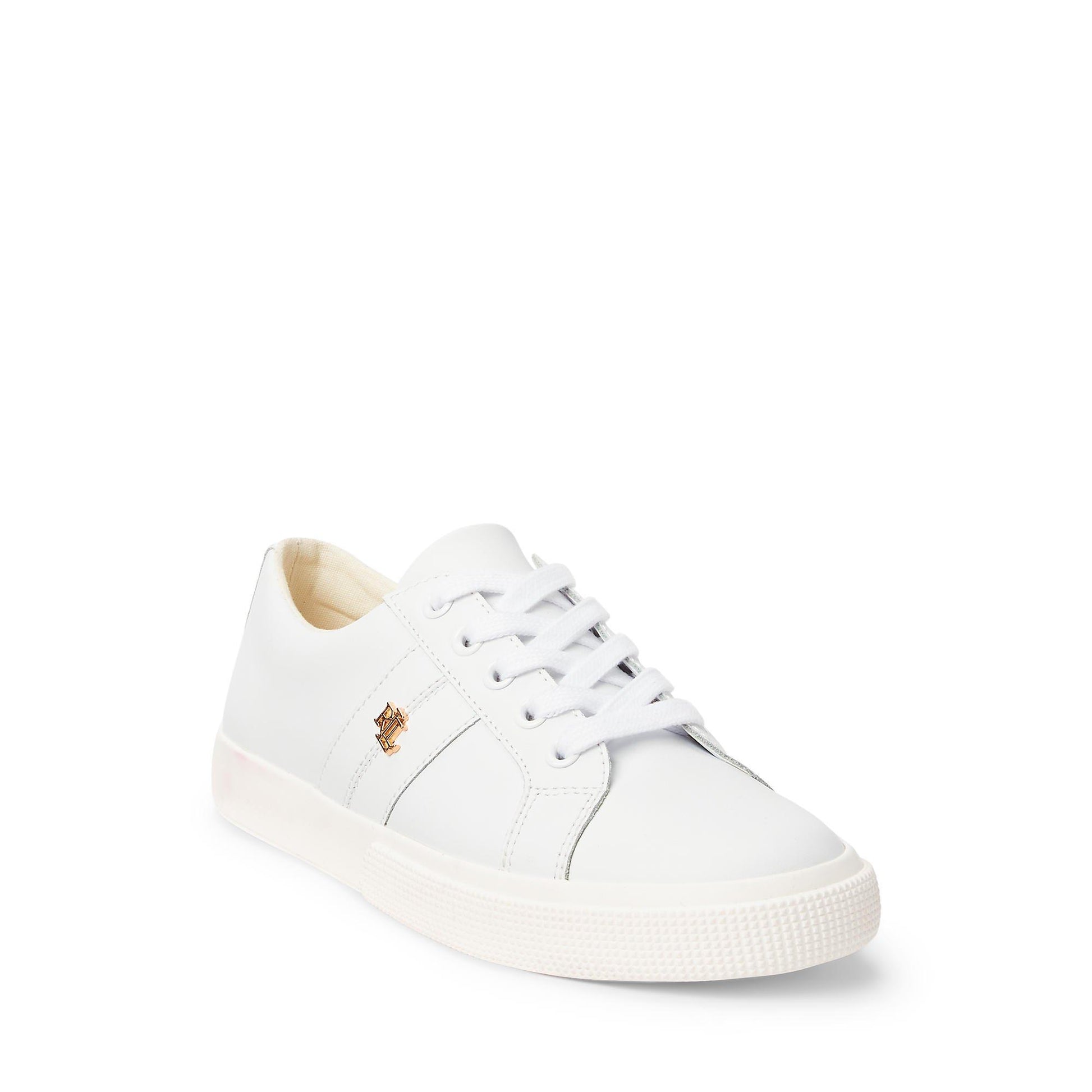 Lauren by Ralph Lauren Women's Janson Leather Court Trainers