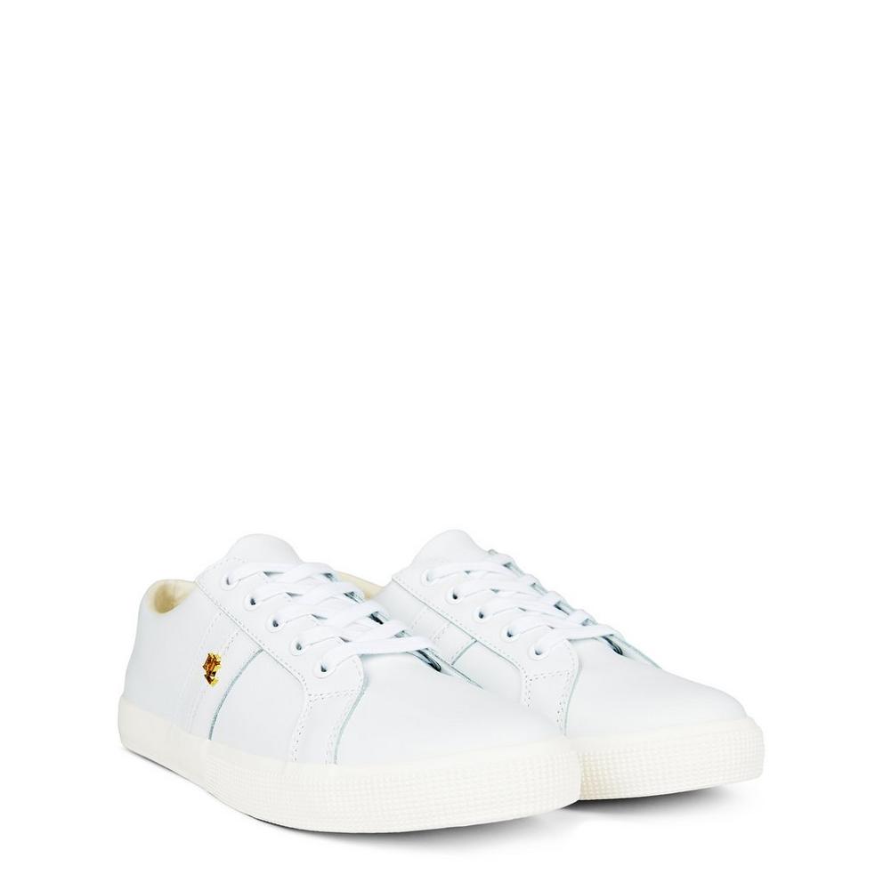 Women's Janson Leather Court Trainers