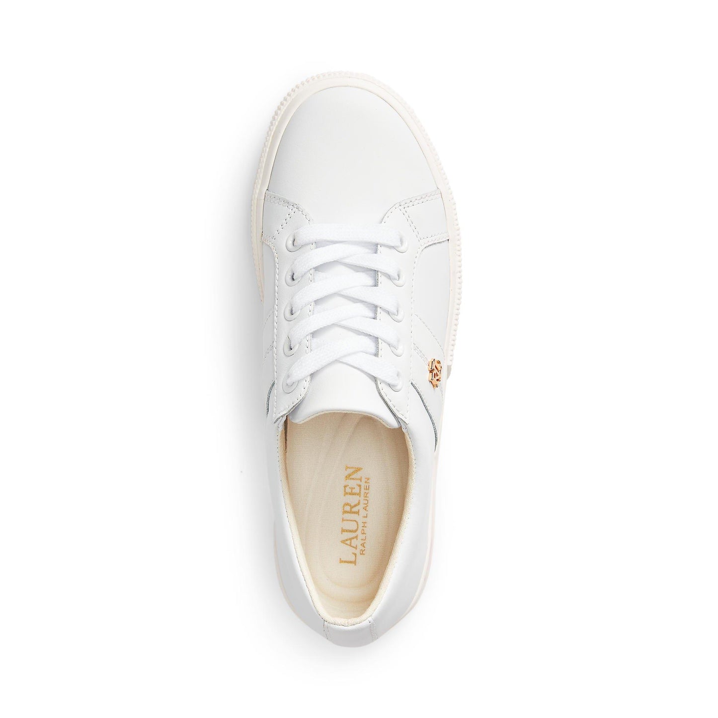 Lauren by Ralph Lauren Women's Janson Leather Court Trainers