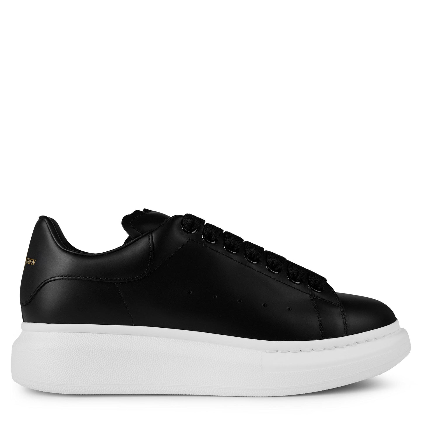 Alexander McQueen Women's Logo Print Leather Oversized Trainers
