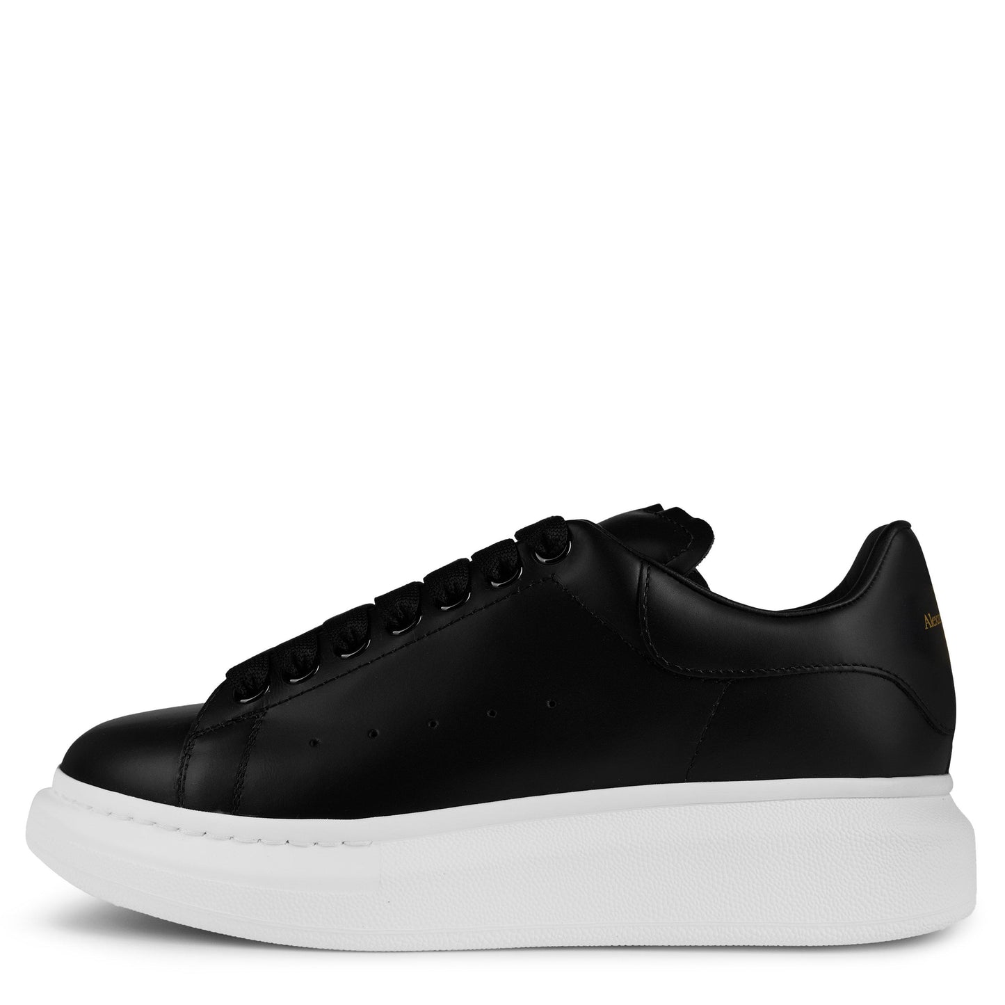 Alexander McQueen Women's Logo Print Leather Oversized Trainers