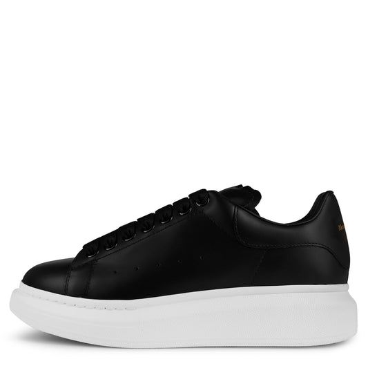 Alexander McQueen Women's Logo Print Leather Oversized Trainers