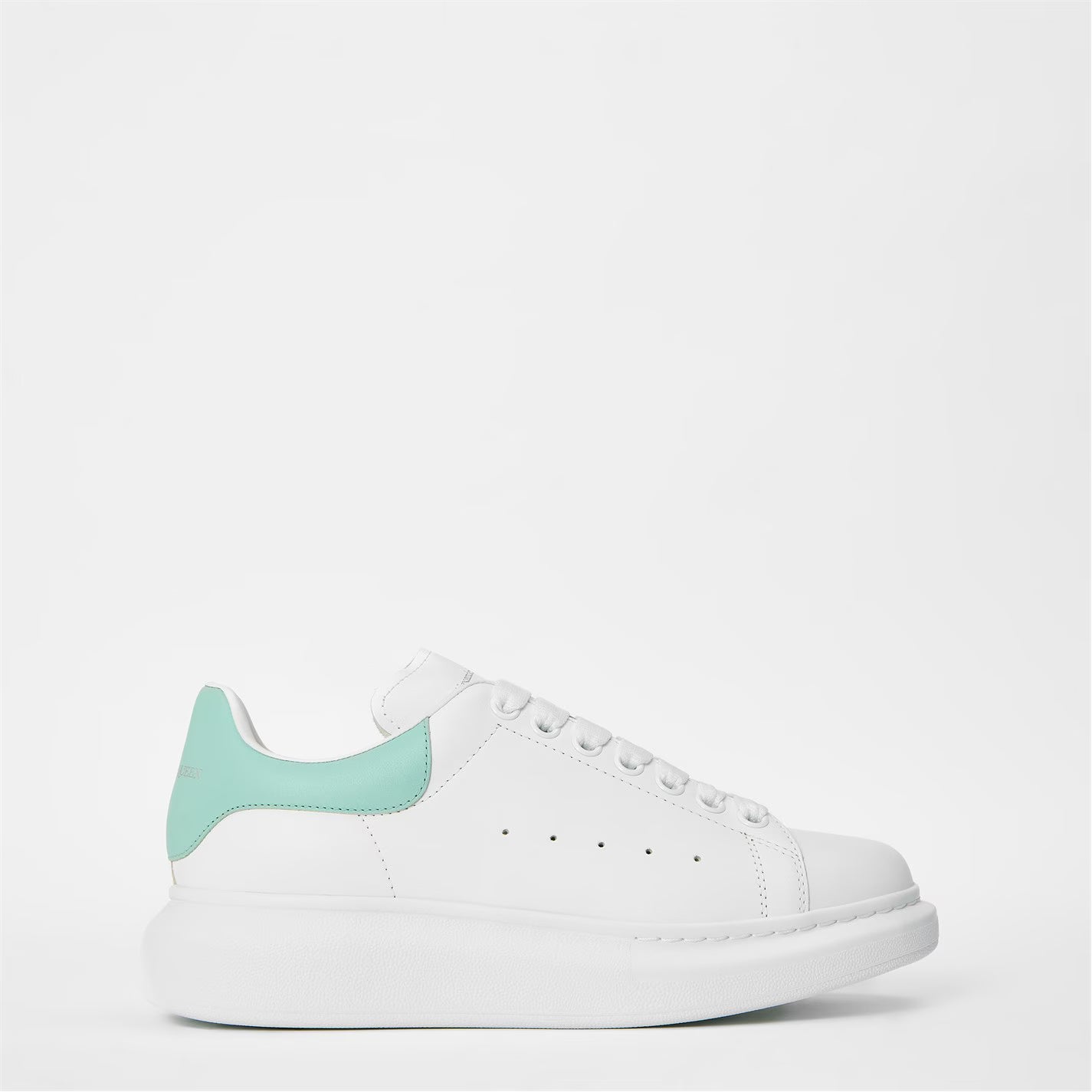 Women's Logo Print Leather Oversized Trainers