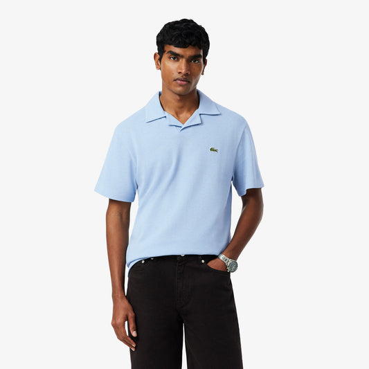 Classic Fit Cotton-Linen Polo Shirt