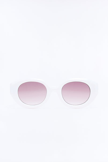 Change Your Mind Sunglasses - White