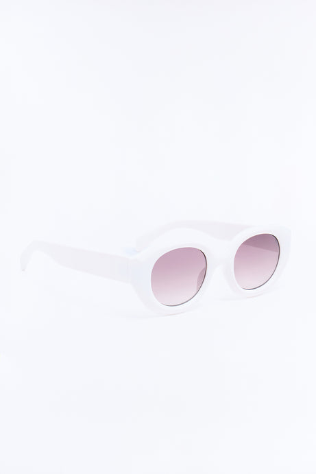 Change Your Mind Sunglasses - White