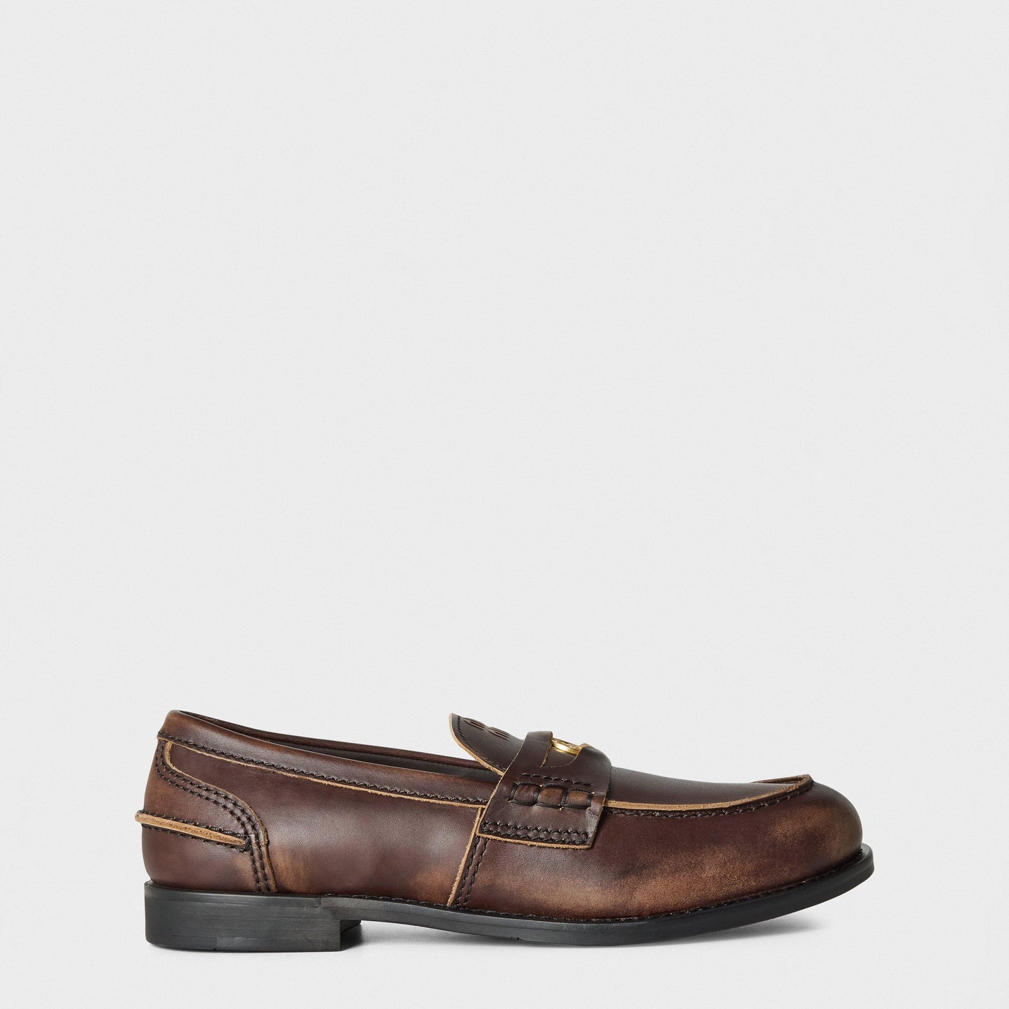 Miu Miu Leather Penny Loafers