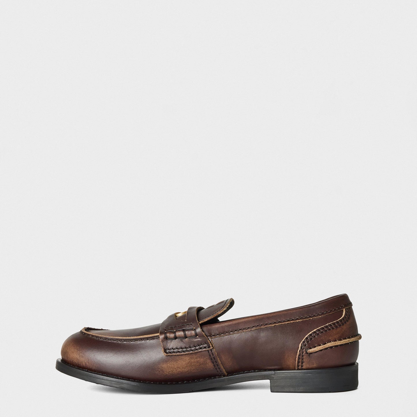 Miu Miu Leather Penny Loafers