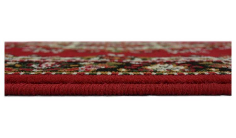 Homemaker Bukhura Traditional Red Cut Pile Rug - 120x160cm