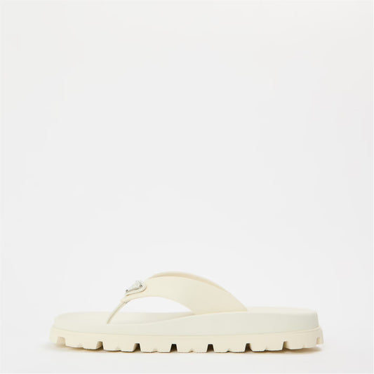 PRADA Soft Cage Vinyl Thong Sandals