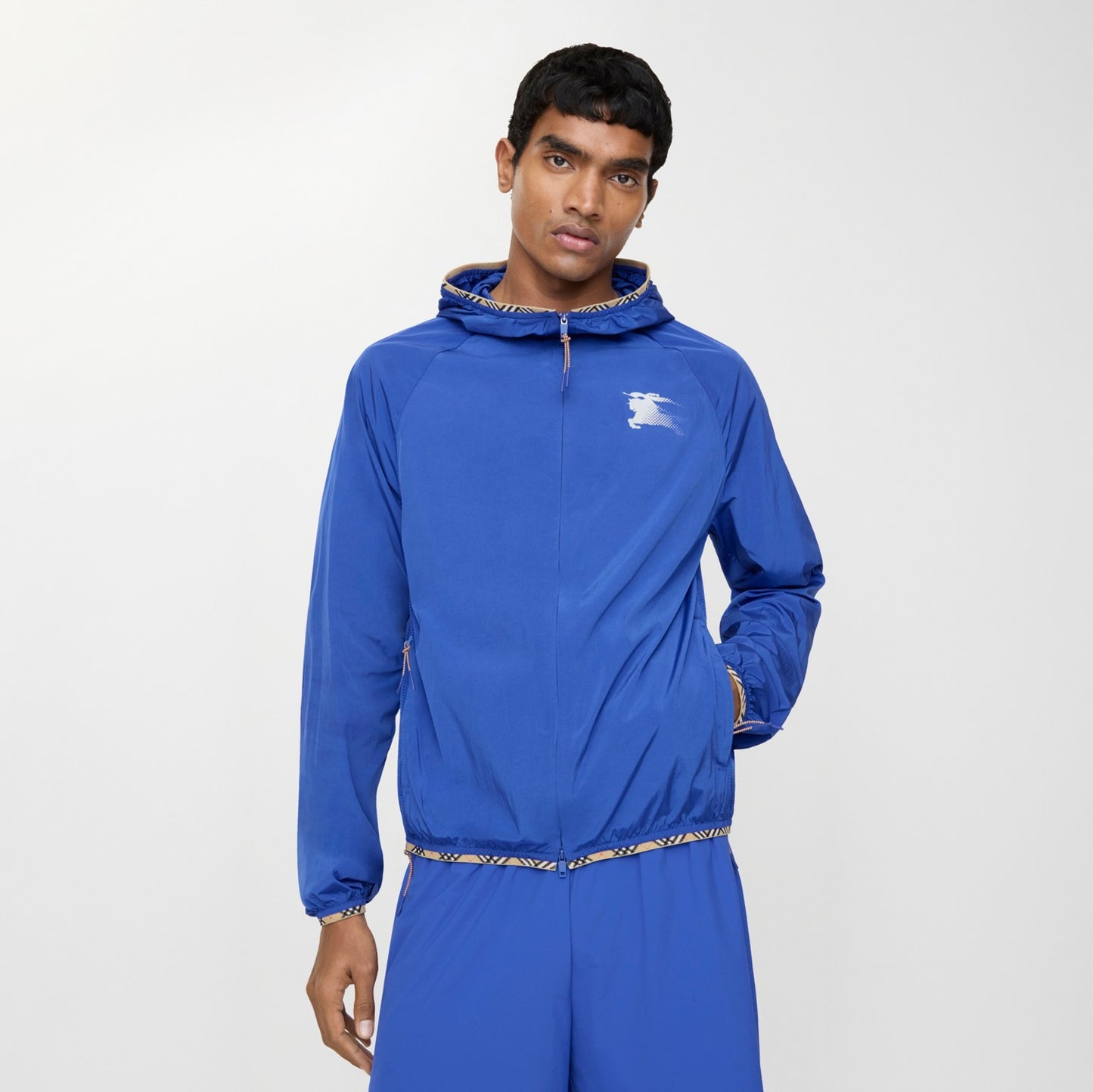Nylon Hooded Jacket
