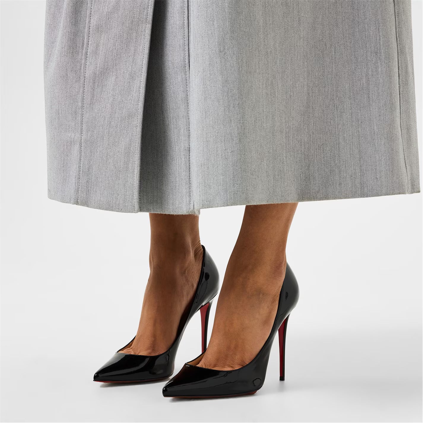 Women's Kate Leather Pumps, 100mm