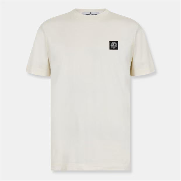 STONE ISLAND Men's Cotton Compass Logo Patch T-Shirt