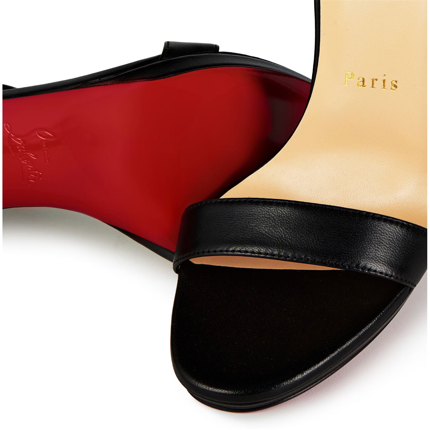 Women's Loubi Queen Leather Sandals, 120mm