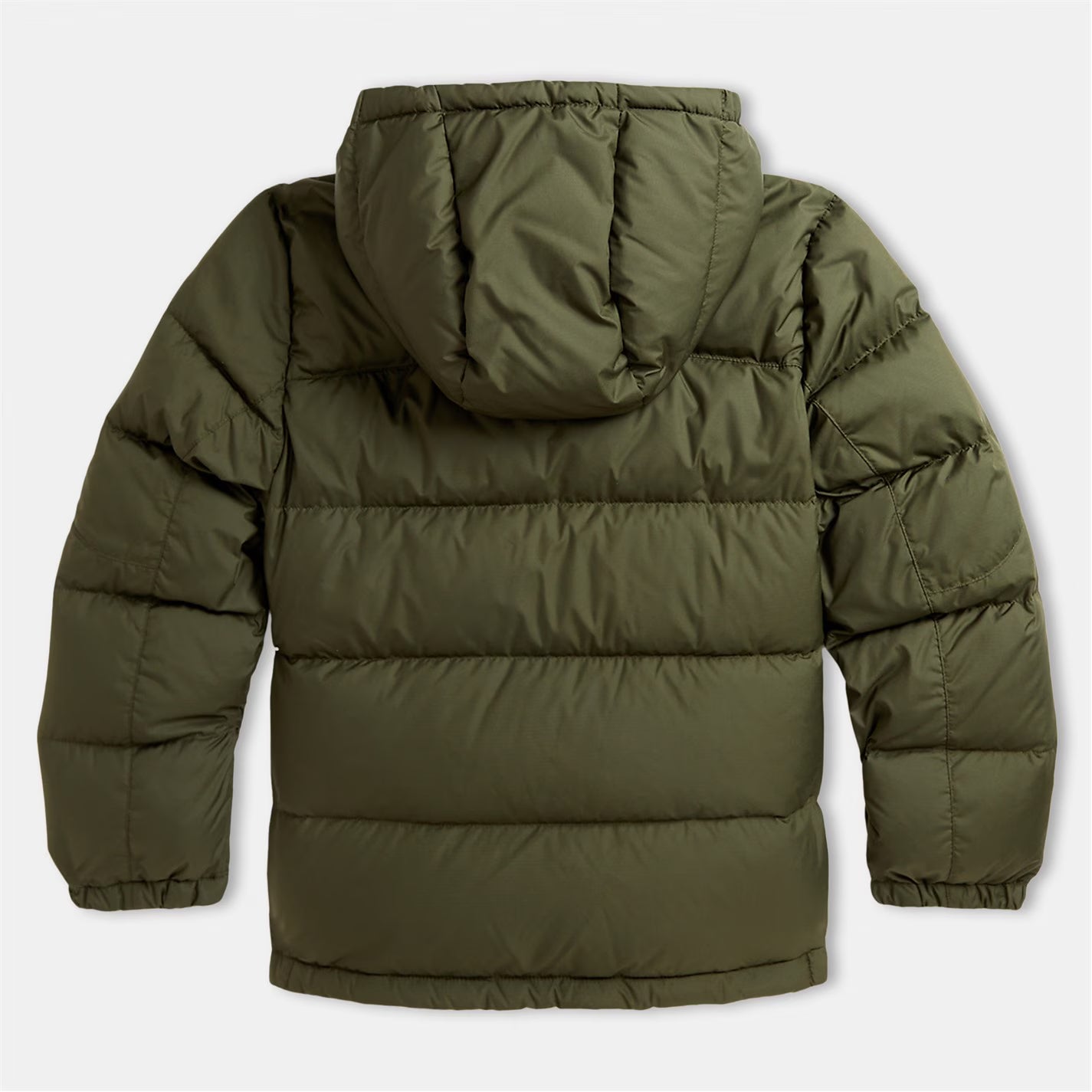 Kids' Duck Down Hooded Long Sleeve Short Puffer Jacket