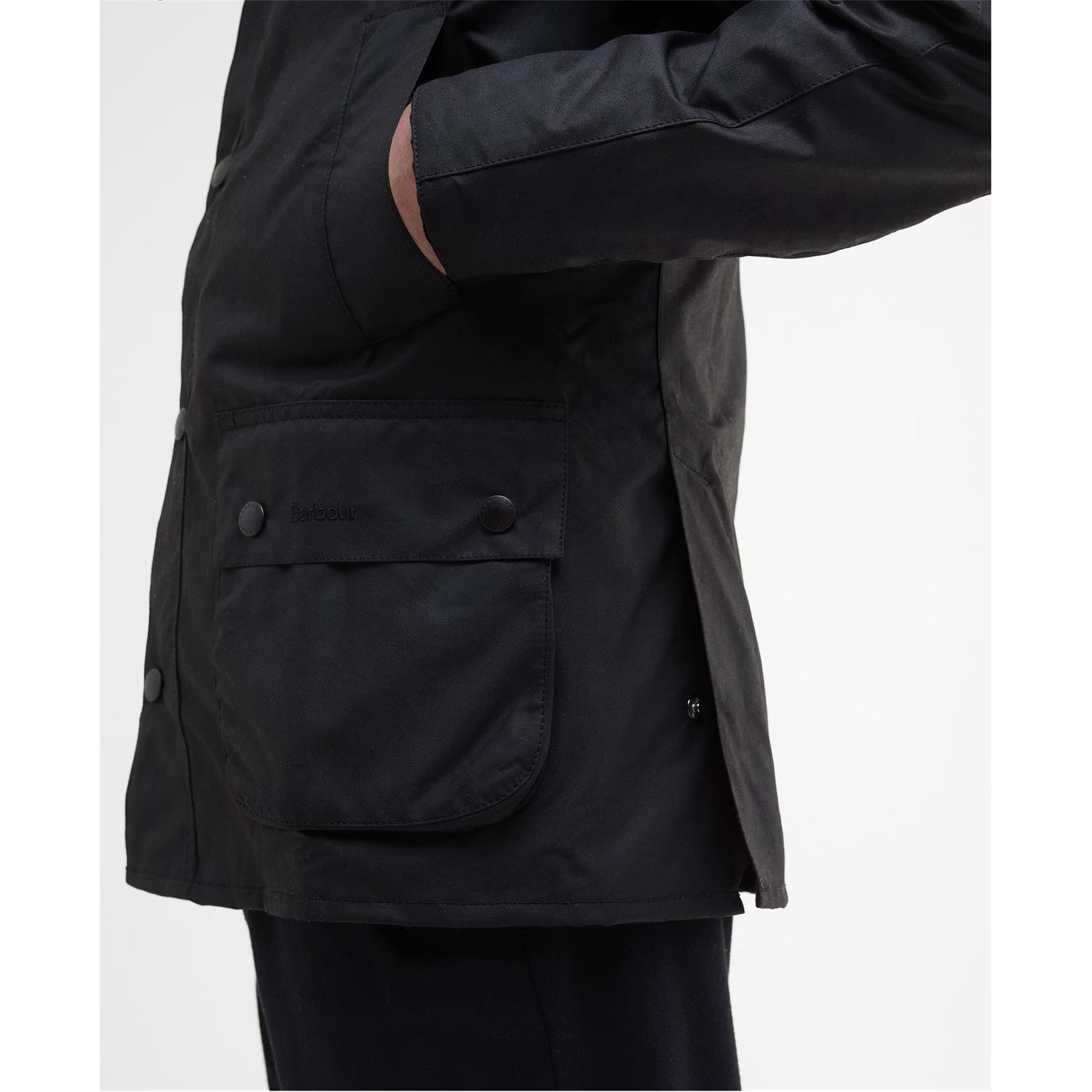 Mens Ashby Water Resistant Windproof Long Sleeve Wax Jacket