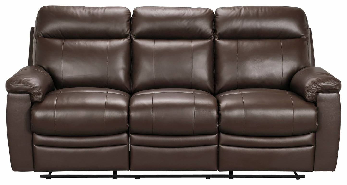 Argos Home New Paolo 3 Seater Manual Recliner Sofa-Chocolate
