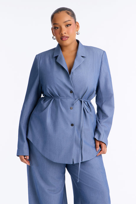 Chic Authority Blazer Pant Set