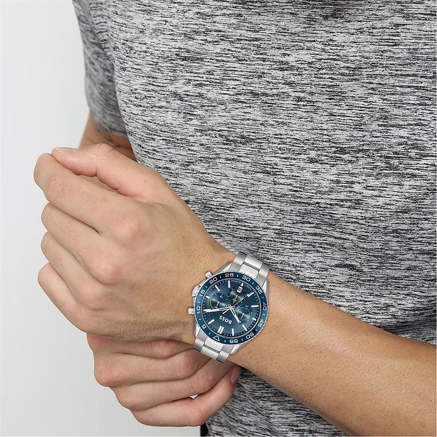 Men's Runner Watch with Rotating Bezel