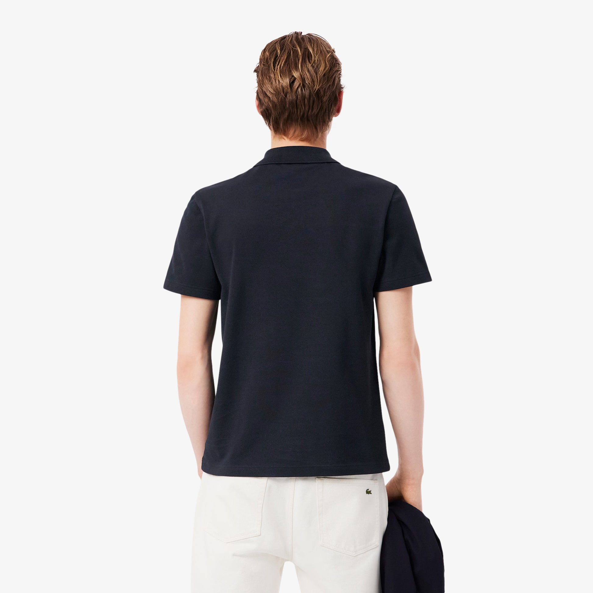 Regular Fit Colour-Block Piqu e9 Polo Shirt