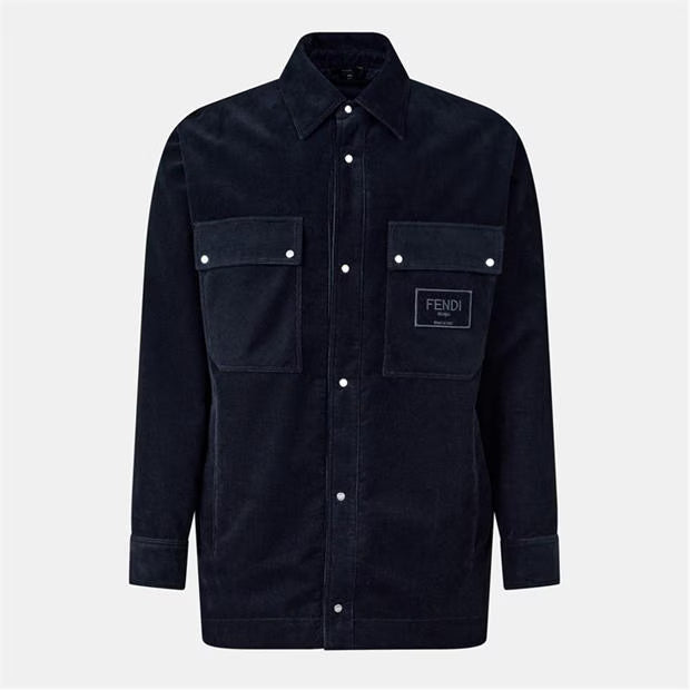 Men's Corduroy Cotton Long Sleeve Coach Jacket