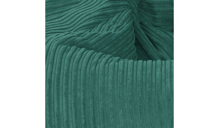 rucomfy Jumbo Cord Slouchbag Bean Bag - Teal