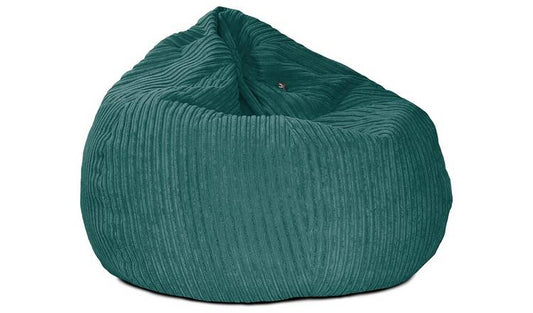 rucomfy Jumbo Cord Slouchbag Bean Bag - Teal