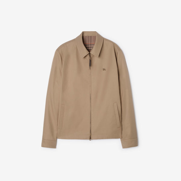 Reversible Tropical Gabardine Bloomsbury Harrington Jacket
