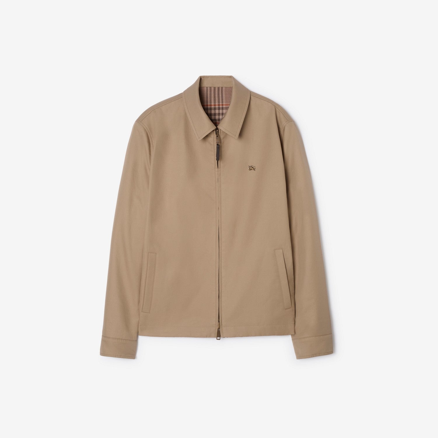 Reversible Tropical Gabardine Bloomsbury Harrington Jacket