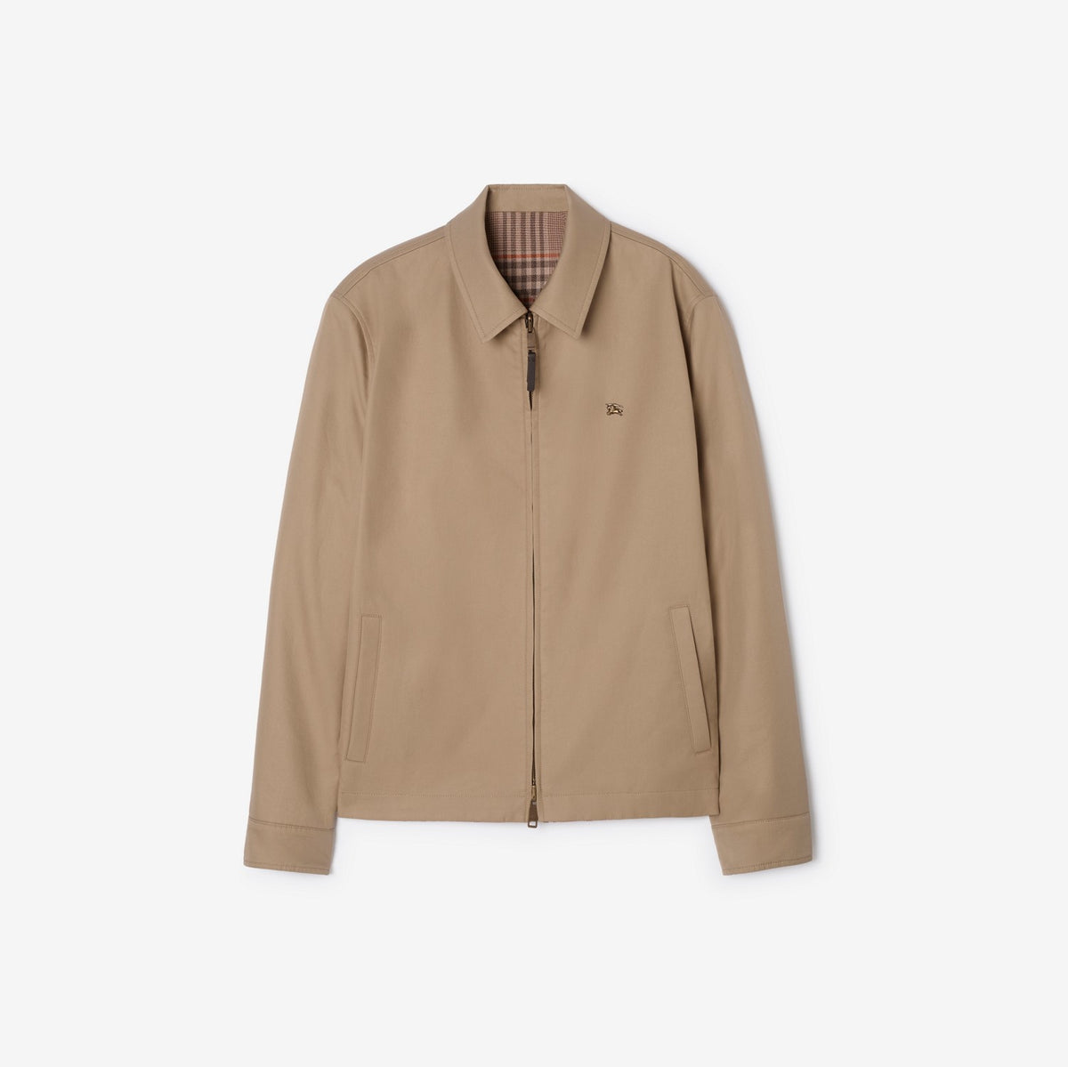 Reversible Tropical Gabardine Bloomsbury Harrington Jacket