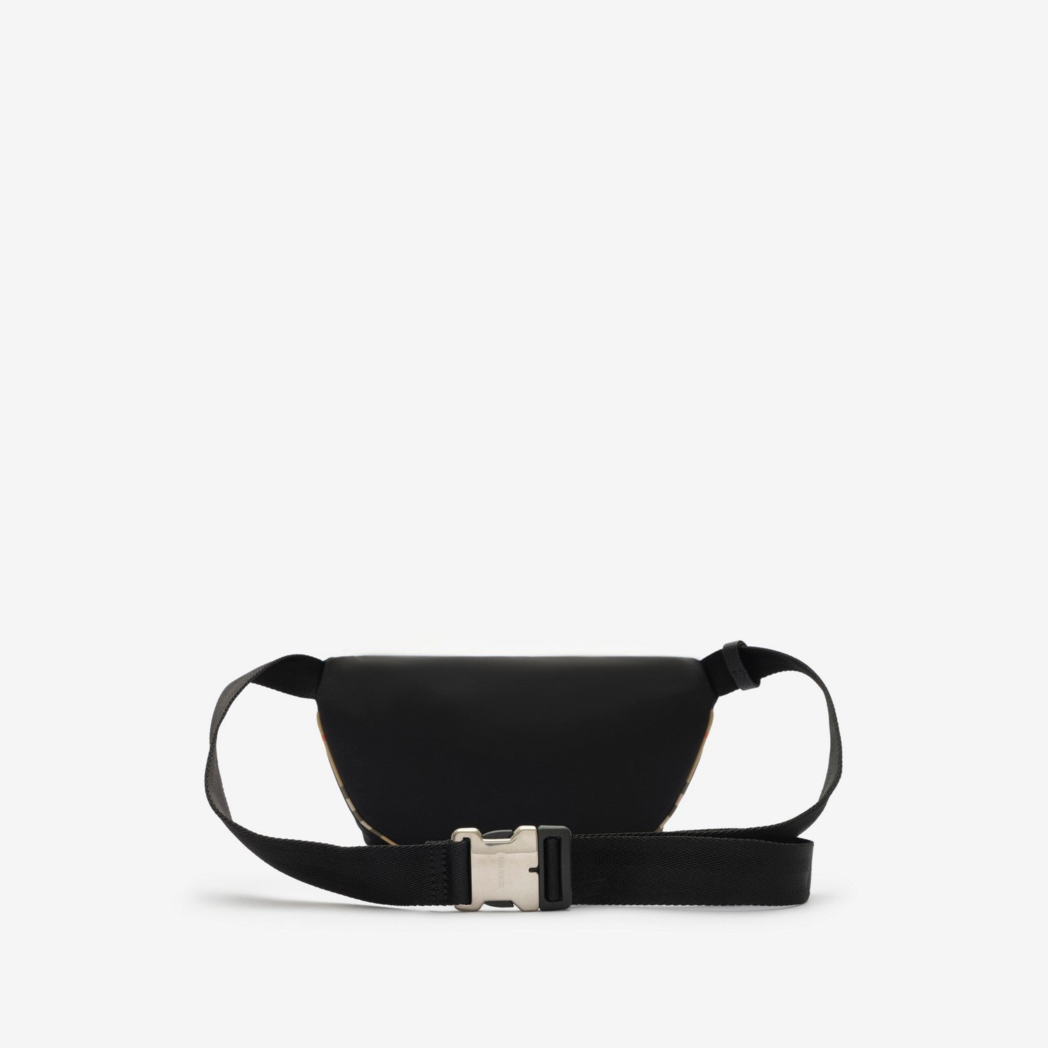 Check Trim Belt Bag