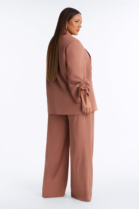 In My Element Ruched Blazer Pant Set