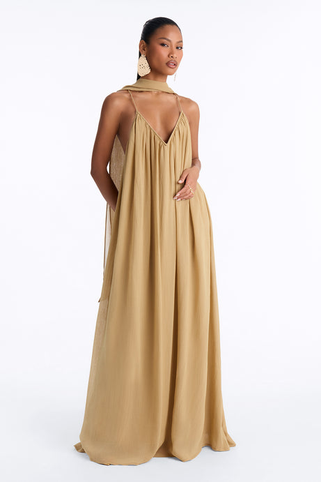 Elara Flowy Maxi Dress