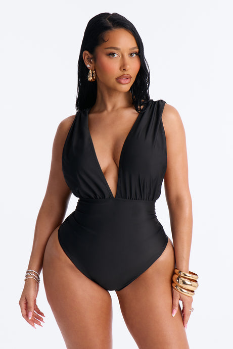 Esme Layered 1 Piece Ruched Swimsuit