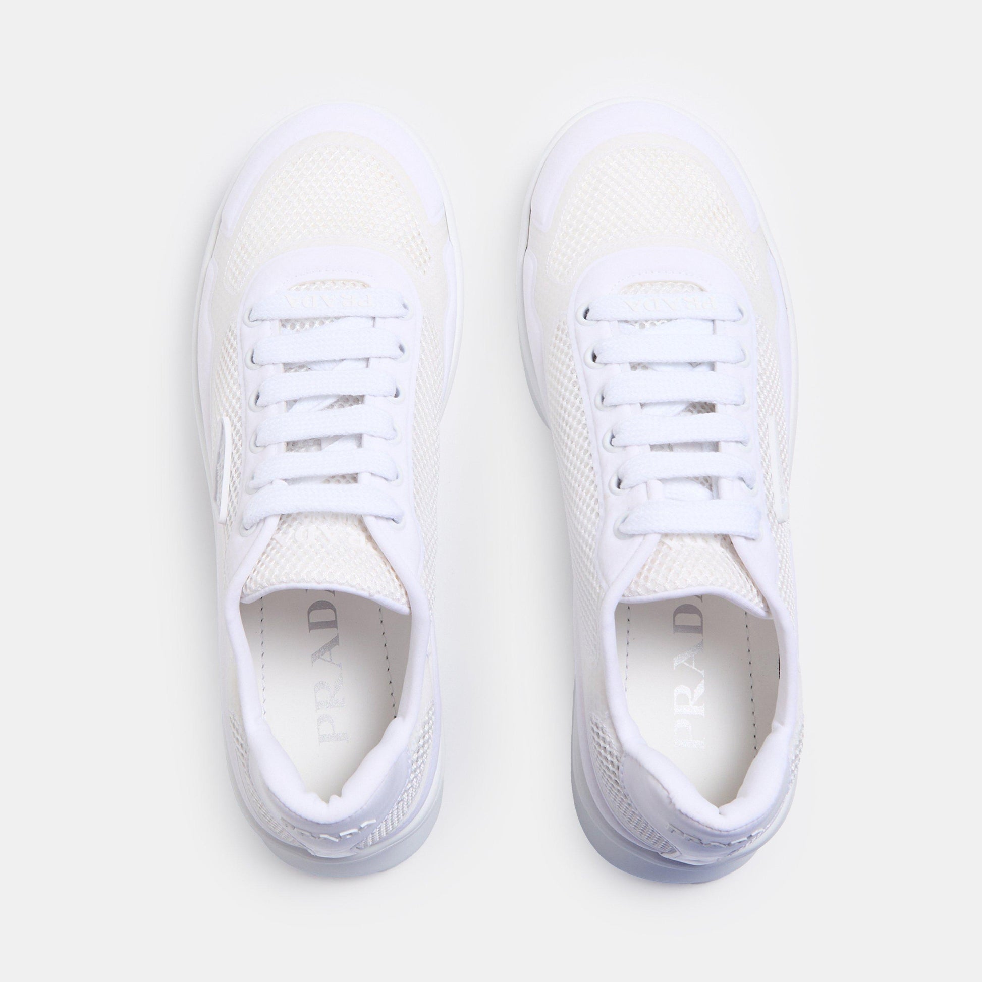 Prada Women's Nylon and Mesh Chunky Trainers