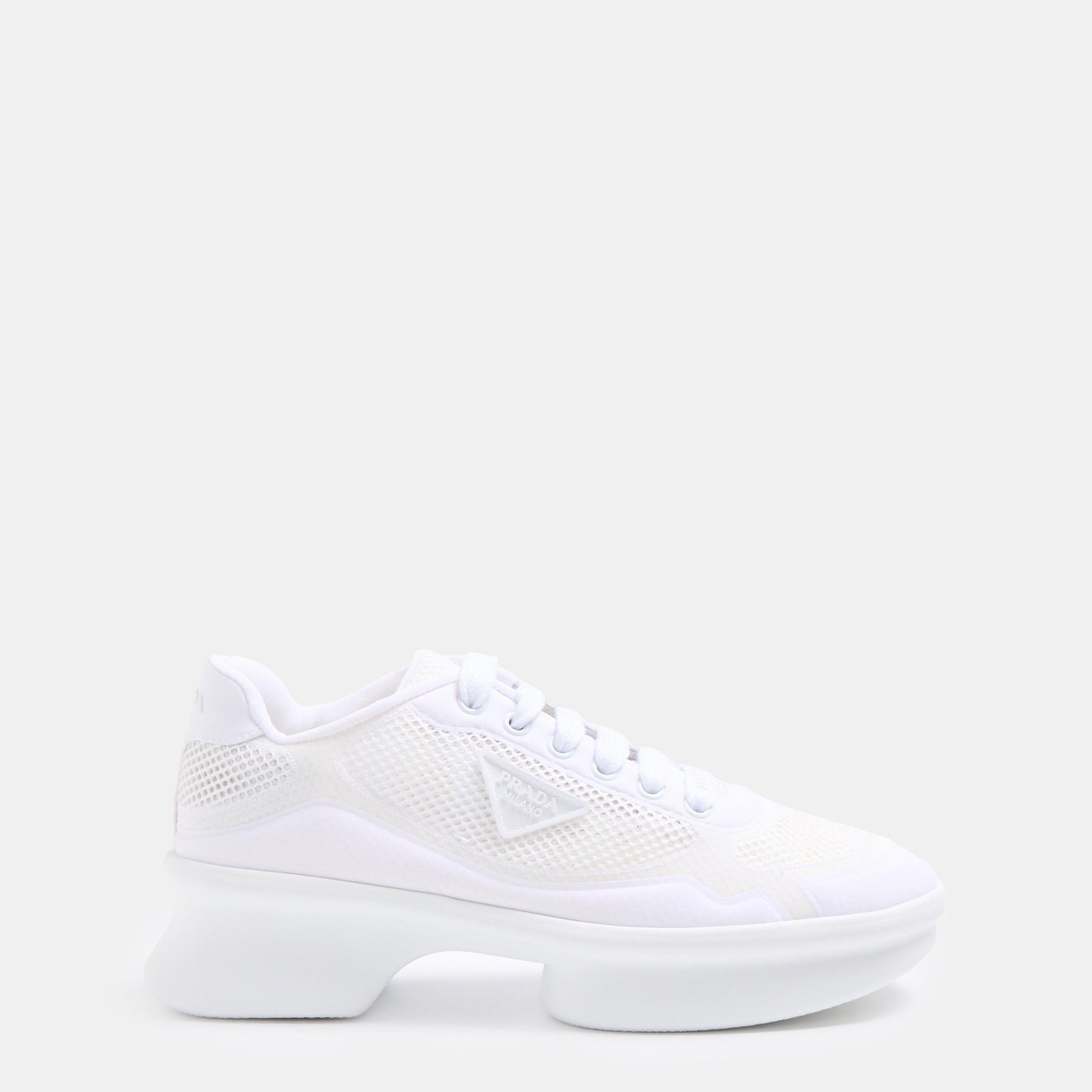 Prada Women's Nylon and Mesh Chunky Trainers