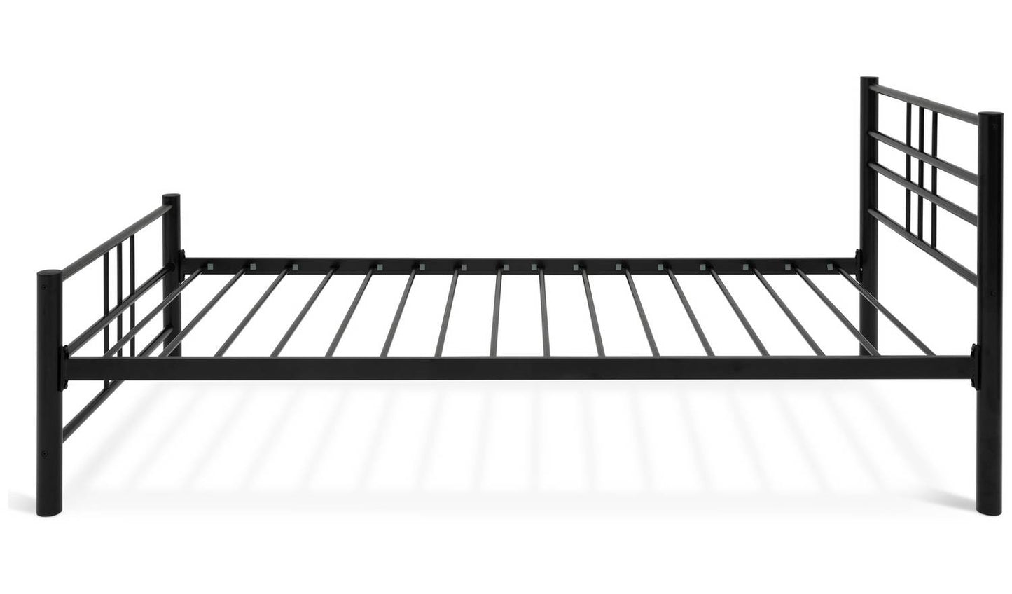 Argos Home Atlas Single Metal Bed Frame - Black
