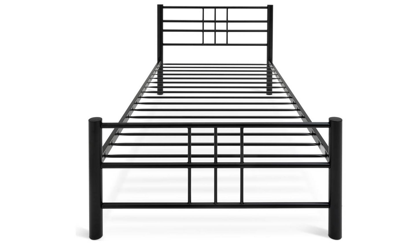 Argos Home Atlas Single Metal Bed Frame - Black