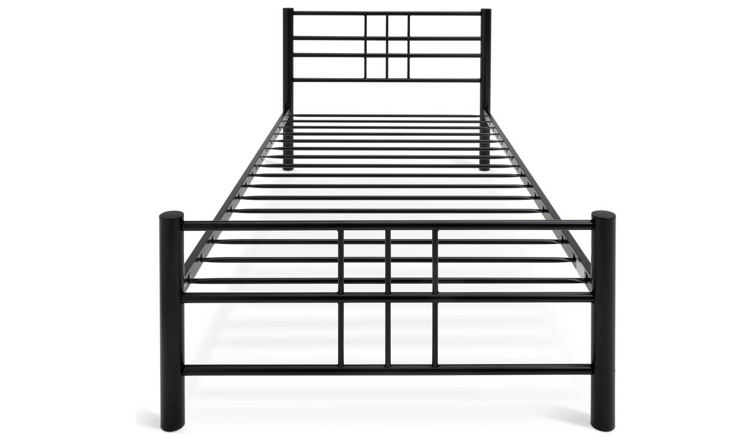 Argos Home Atlas Single Metal Bed Frame - Black