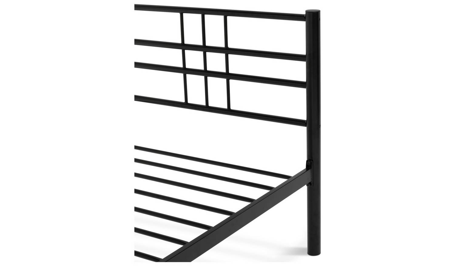 Argos Home Atlas Single Metal Bed Frame - Black
