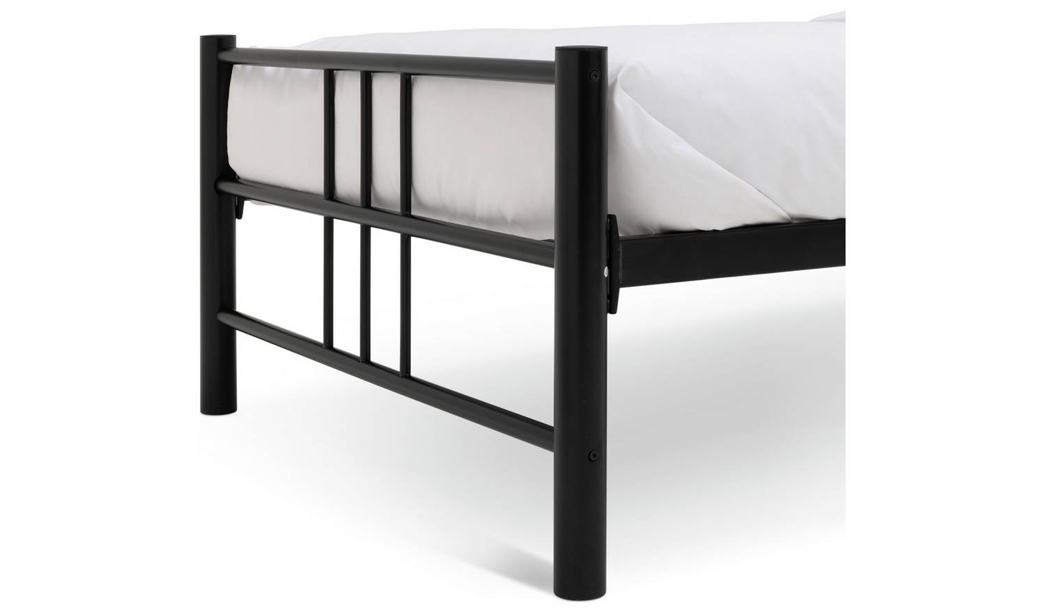 Argos Home Atlas Single Metal Bed Frame - Black