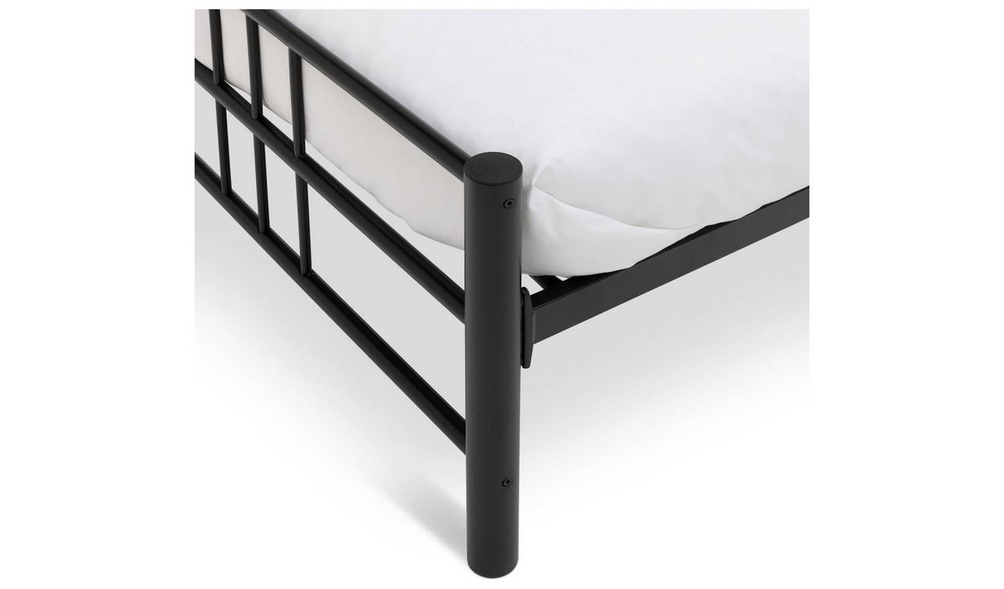 Argos Home Atlas Single Metal Bed Frame - Black