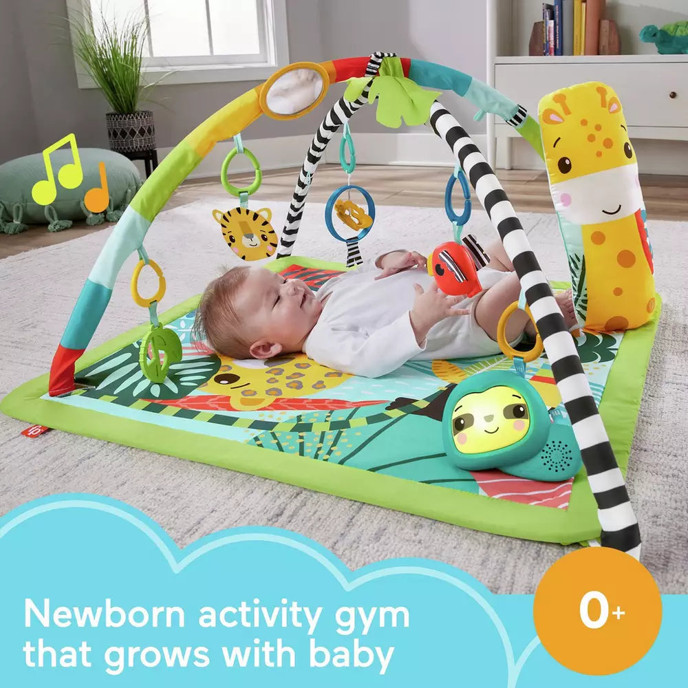 Fisher-Price 3-in-1 Rainforest Sensory Baby Gym