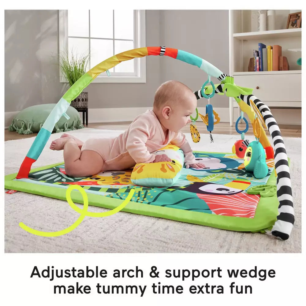 Fisher-Price 3-in-1 Rainforest Sensory Baby Gym