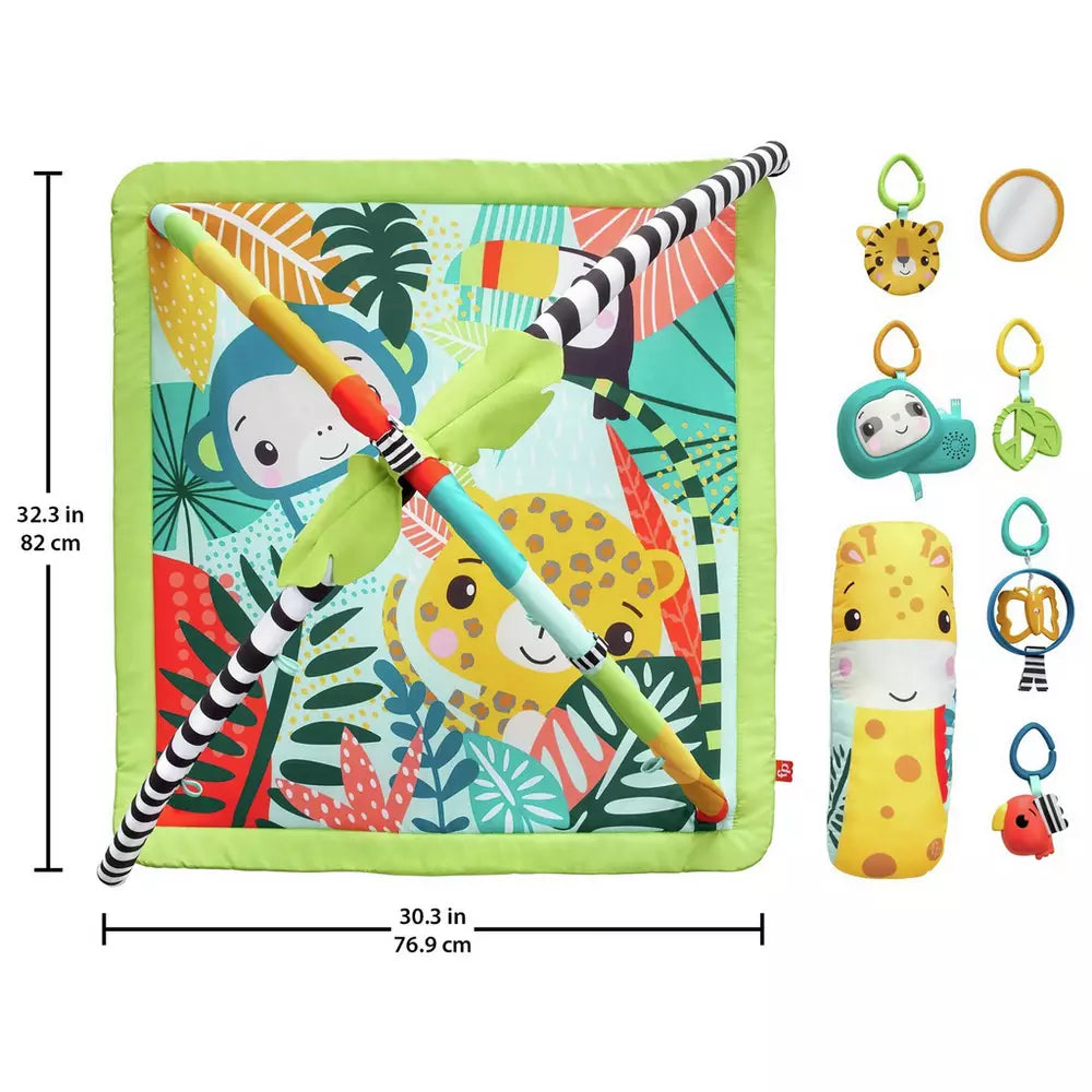 Fisher-Price 3-in-1 Rainforest Sensory Baby Gym