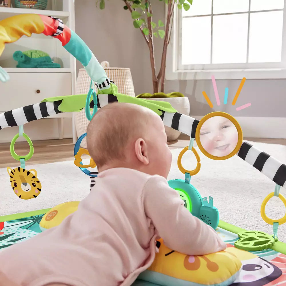 Fisher-Price 3-in-1 Rainforest Sensory Baby Gym