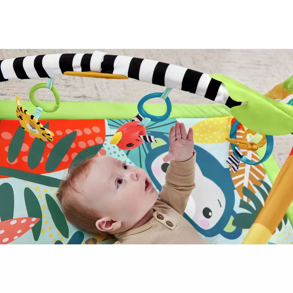 Fisher-Price 3-in-1 Rainforest Sensory Baby Gym