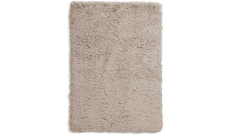 Habitat Airmaster Plain Sand Shaggy Rug - 160x230cm