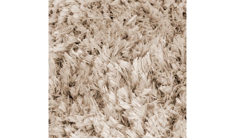 Habitat Airmaster Plain Sand Shaggy Rug - 160x230cm