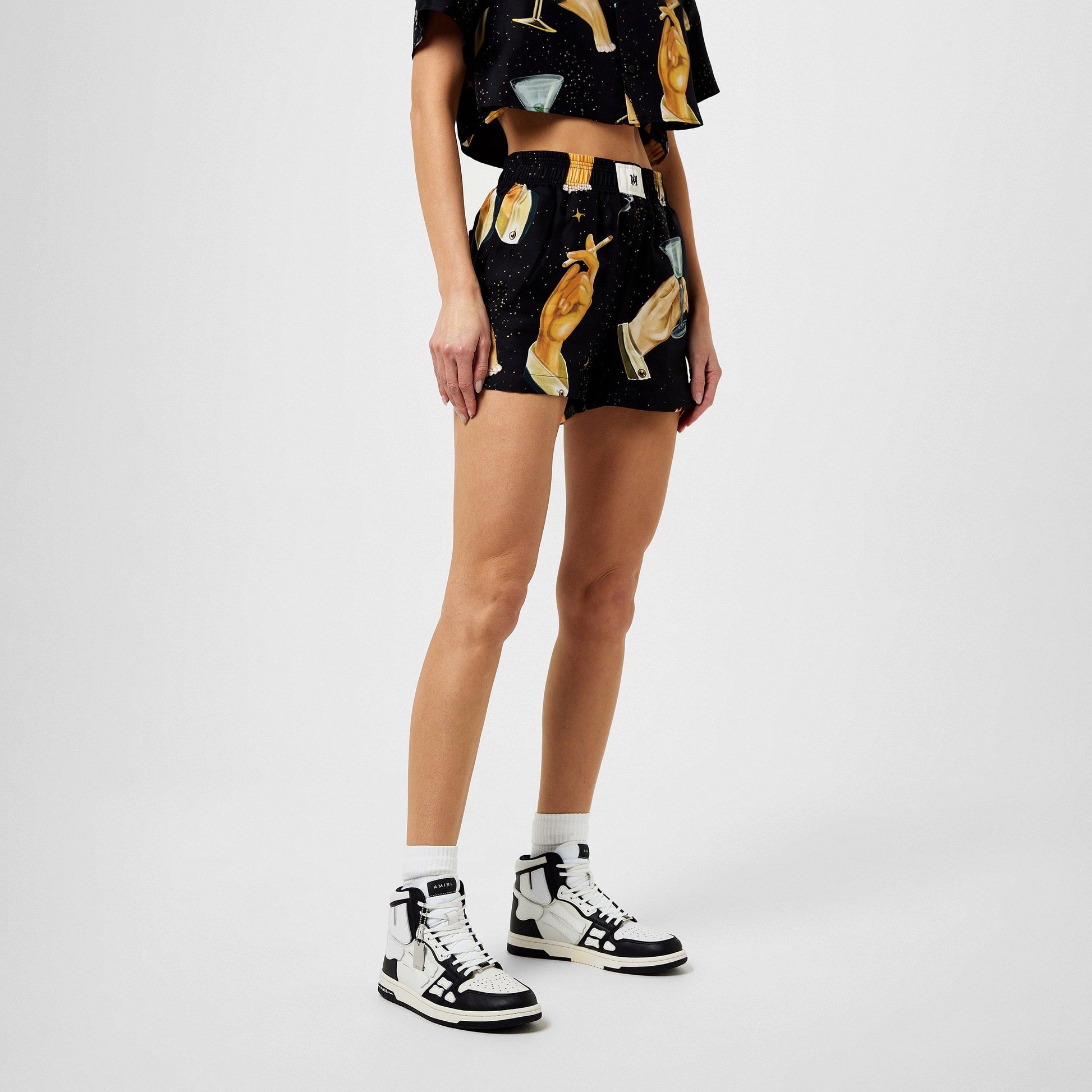 Amiri Skeleton High Top Sneakers